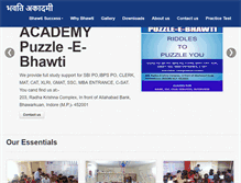Tablet Screenshot of bhawtiacademy.com